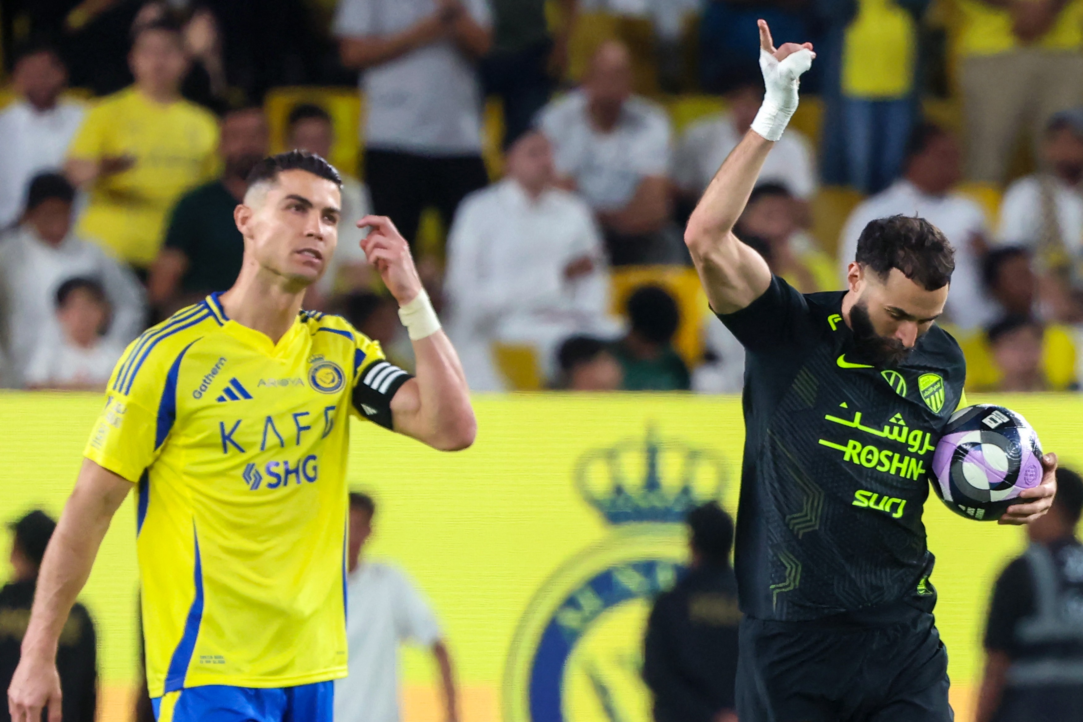 Show între Ronaldo și Benzema în Arabia Saudită! Cum s-a terminat partida