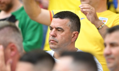 Cosmin Contra in tribuna la meciul dintre Romania si Ucraina, din cadrul UEFA EURO, EM, Europameisterschaft,Fussball 202