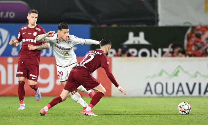 FOTBAL: FC CFR 1907 CLUJ - FC RAPID 1923 BUCURESTI, SUPERLIGA SUPERBET - PLAY-OFF (14.04.2025)