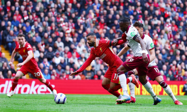 Liverpool v West Ham United, Premier League, Football, Anfield, Liverpool, UK - 13 Apr 2025