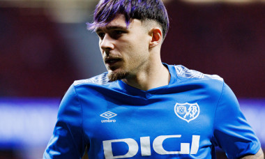 Andrei Ratiu seen during LaLiga EA SPORTS game between teams of Atletico de Madrid and Rayo Vallecano at Estadio Civitas Metropolitano (Maciej Rogowsk