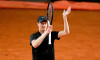 Jannik Sinner of Italy celebrates the victory against Mariano Navone of Argentina during the Internazionali BNL d’Italia day six at Foro Italico on May 10, 2025 in Rome, Italy.
