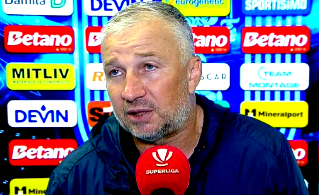 Dan Petrescu nu s-a dezmințit nici la flash-interviu, după ce a văzut roșu direct la CFR – Craiova