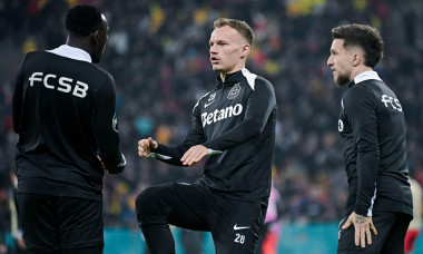 Alexandru Pantea (FCSB) pictured prior to the UEFA Europa League Group Stage game between FCSB (Romania) and Manchester United (England) held on 30th of January 2025 at National Arena in Bucharest.