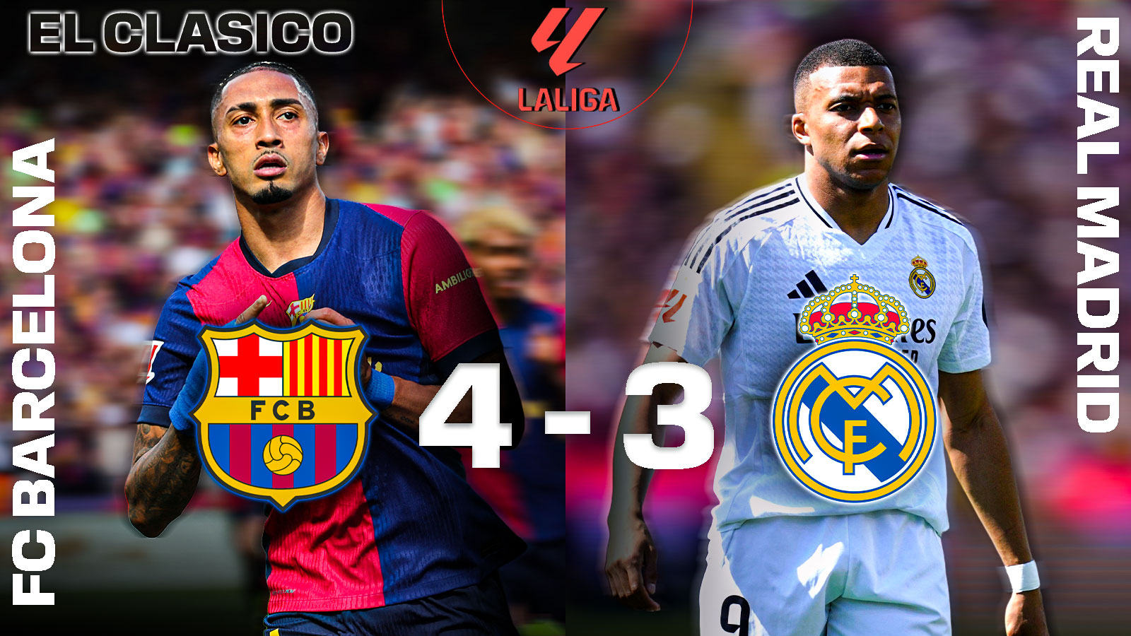 Barcelona - Real Madrid 4-3. Patru din patru. Catalanii sunt la o victorie distanță de titlu