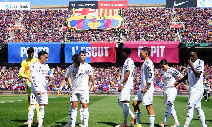 FC Barcelona - Real Madrid CF. La Liga EA Sports match. Date 35