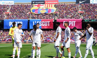FC Barcelona - Real Madrid CF. La Liga EA Sports match. Date 35