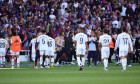 Real Madrid players dissapointeds at full time during the La Liga EA Sports match between FC Barcelona and Real Madrid CF played at Lluis Companys Stadium on 11 May 2025 in Barcelona, Spain. (Photo by Bagu Blanco / Pressinphoto)