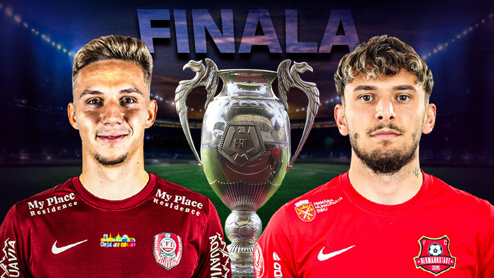 Hermannstadt poate scrie istorie în finala Cupei României, unde va da peste CFR Cluj