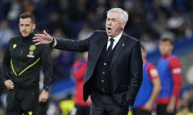 Carlo Ancelotti, head coach of Real Madrid during the Spanish championship La Liga football match between Real Madrid CF and RCD Mallorca on 14 May 2025 at Santiago Bernabeu stadium in Madrid, Spain
