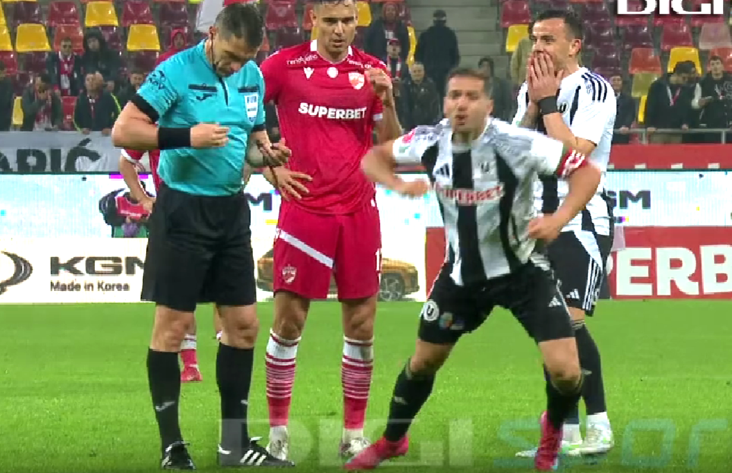 Imagini neverosimile la Dinamo - U Cluj: Chipciu a luat două galbene de la Istvan Kovacs în 10 secunde!