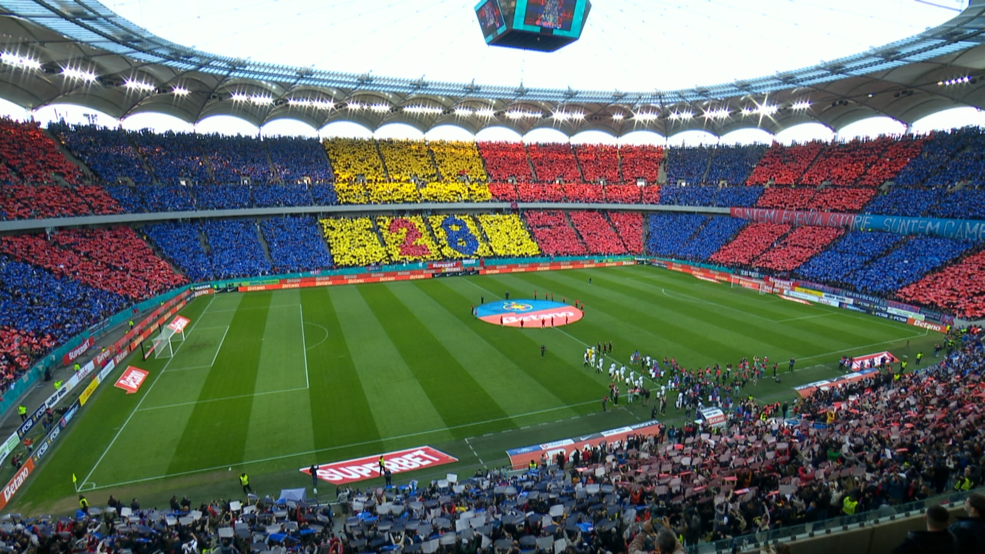 FCSB - Universitatea Craiova 1-0, ACUM, pe Digi Sport 1. Bîrligea a deschis scorul! Atmosferă de sărbătoare pe Arena Națională