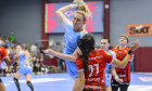 women handball game between CSM Bucuresi vs CS Gloria 2018 Bistrita-Nasaud (34 - 30)
