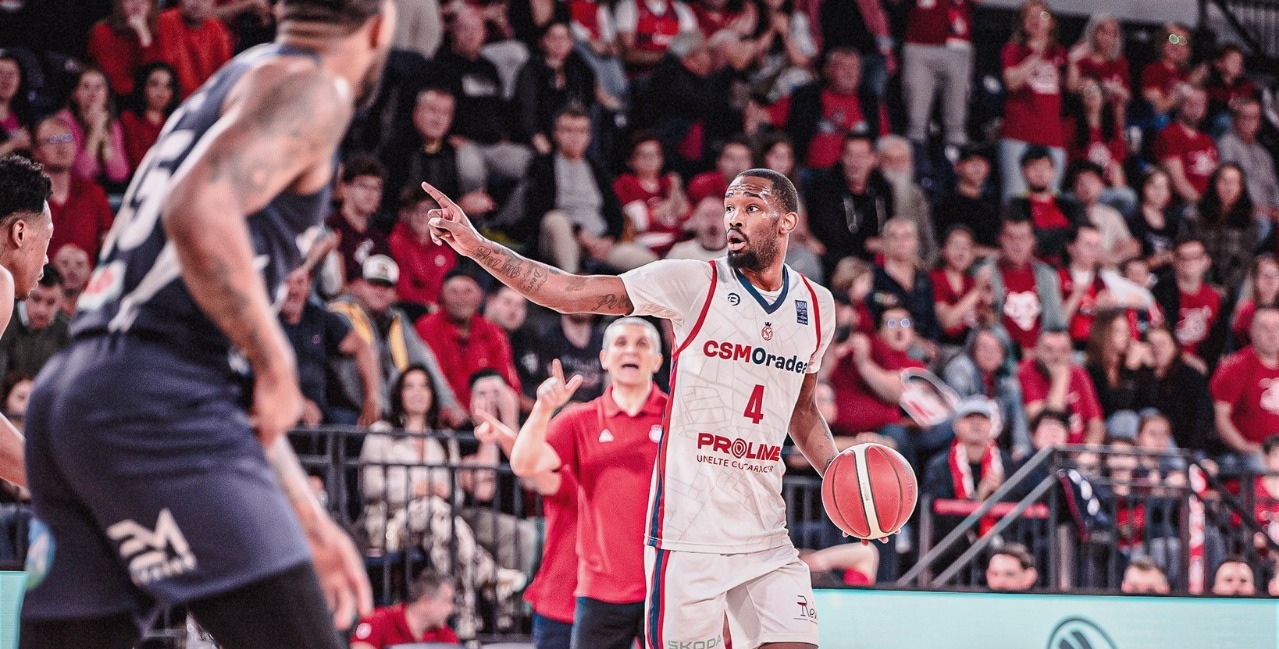 CSM Oradea - CSO Voluntari 86-61. Spectacol în al doilea meci al semifinalei din Liga Națională