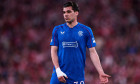 Ianis Hagi of Rangers FC looks on during the UEFA Europa League 2024/25 Quarter Final Second Leg match between Athletic Club v Rangers FC at the Estad