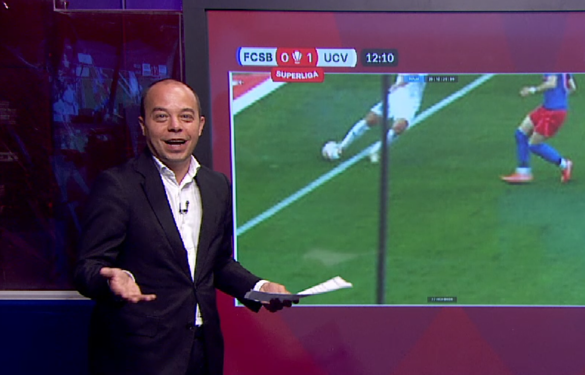 ”Este evident!” Marius Avram a dat verdictul la cea mai controversată fază din FCSB - Universitatea Craiova 1-0