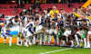 Tottenham Hotspur's Son Heung-Min lifts the trophy with team-mates following victory in the UEFA Europa League final at the Estadio de San Mames in Bilbao, Spain. Picture date: Wednesday May 21, 2025.