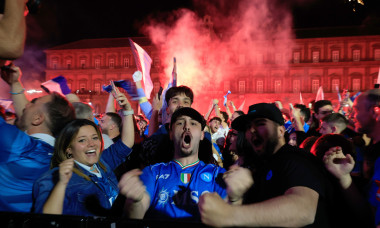 Napoli Vs Cagliari - Serie A Enilive 2024/2025 - la festa dei tifosi