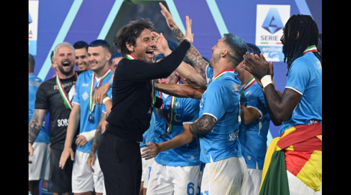 Antonio Conte, campion cu Napoli / Foto: Profimedia