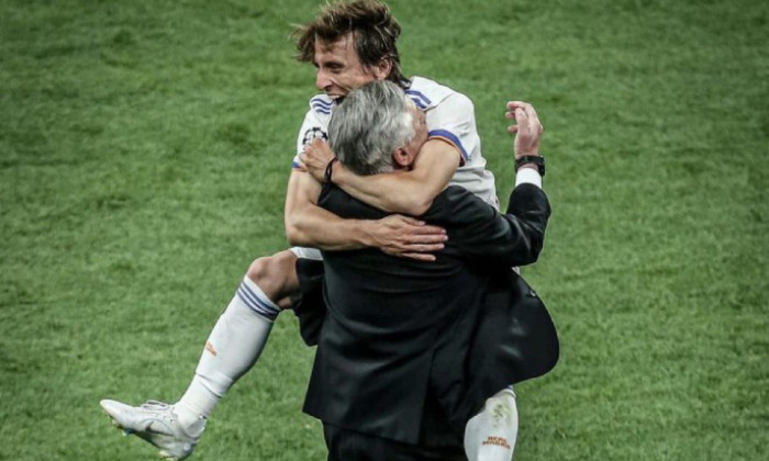 LUKA MODRIC CARLO ANCELOTTI