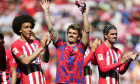 FOOTBALL : Atletico de Madrid vs Girona CF - La Liga EA Sports à Barcelone