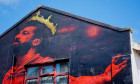 A tribute mural of Liverpool's Mohamed Salah outside the ground before the Premier League match at Anfield, Liverpool. Picture date: Sunday May 25, 2025.