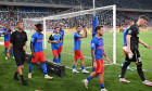 Fotbalistii stelisti Mihai Daniel Lixandru, Nana Kwame Antwi, Mihai VlÄ�duČ› Toma, David Raul Miculescu, Marius Stefanes