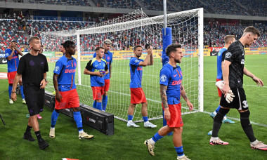 Fotbalistii stelisti Mihai Daniel Lixandru, Nana Kwame Antwi, Mihai VlÄ�duČ› Toma, David Raul Miculescu, Marius Stefanes