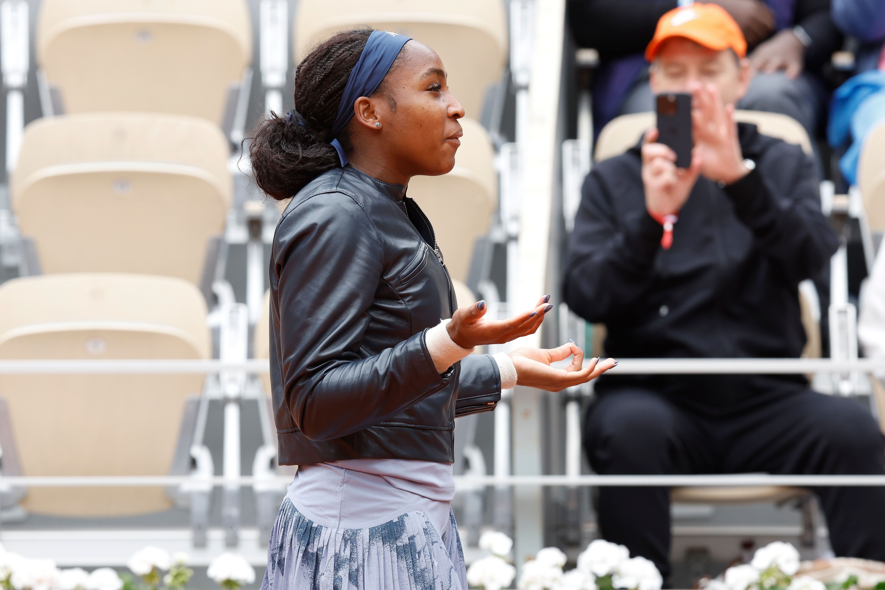 Coco Gauff a oferit faza zilei la Roland Garros și a stârnit hohote de râs în tribune