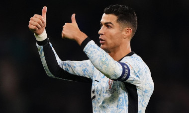 Portugal's Cristiano Ronaldo gestures towards the fans as he leaves the pitch after the UEFA Nations League Group A1 match at Hampden Park, Glasgow. Picture date: Tuesday October 15, 2024.