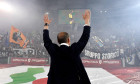 Rome, Italy. 15th May, 2024. Massimiliano Allegri Head coach of Juventus FC celebrates at the end of the Italy cup final match between Atalanta BC and Juventus FC at Olimpico stadium in Rome (Italy), May 15, 2024. Juventus defeated Atalanta 1-0. Credit: I