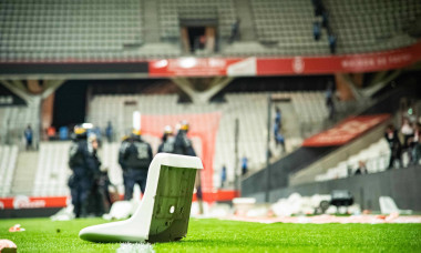 FOOTBALL : Reims vs FC Metz - Match retour des Barrages Ligue 1 - 29/05/2025