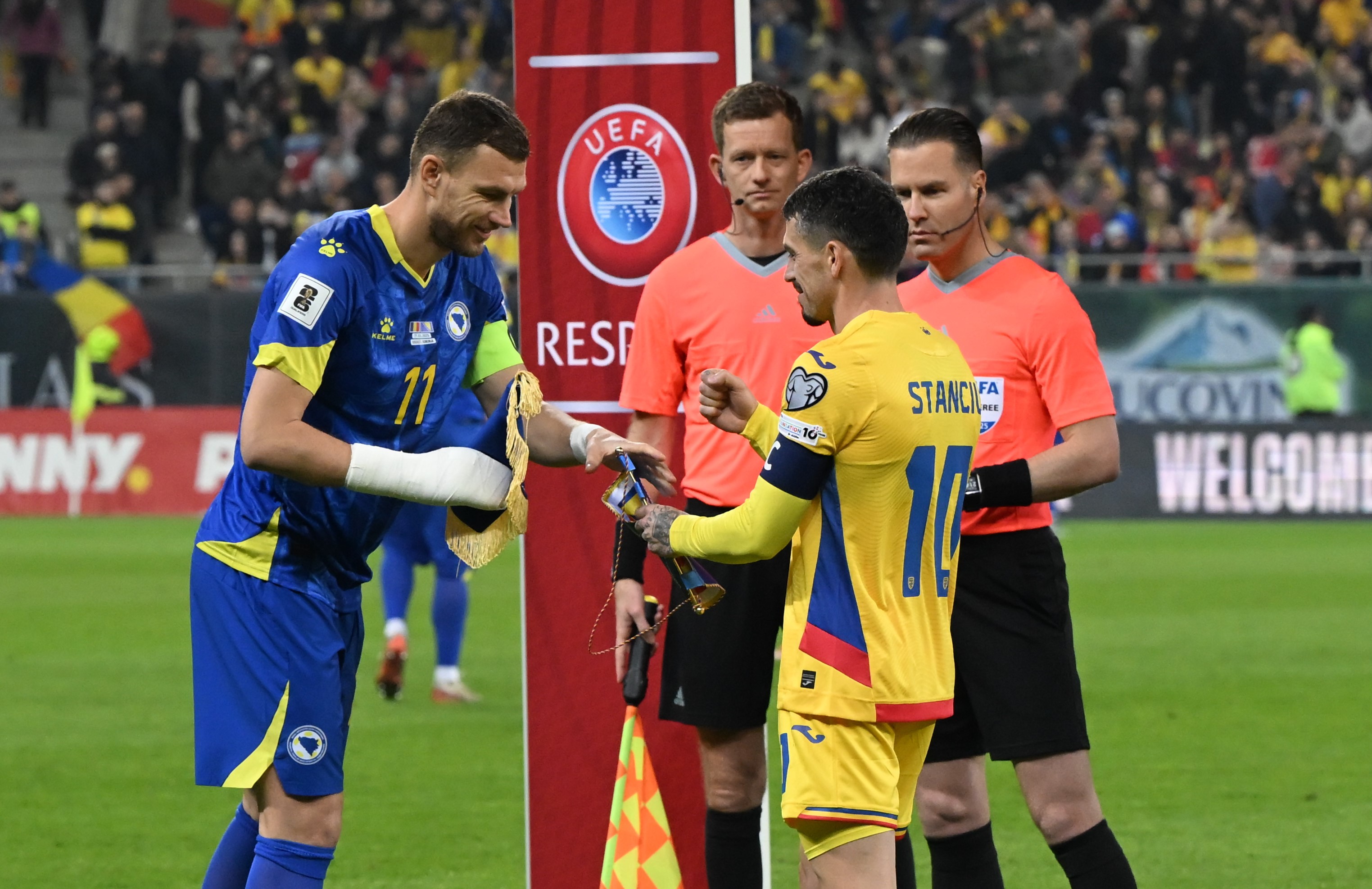 Bosnia a anunțat lotul pentru meciul decisiv cu România! Fostul jucător al lui Arsenal, revenire spectaculoasă