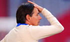 Inter Milan manager Simone Inzaghi during a training session at the Allianz Arena, Munich, ahead of the UEFA Champions League final on Saturday. Picture date: Friday May 30, 2025.