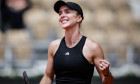 Elina SVITOLINA of Ukraine celebrates his victory during the eighth day of the Roland-Garros 2025, French Open, Grand Slam tennis tournament on 01 June 2025 at Roland-Garros stadium in Paris, France