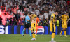 MUNICH, GERMANY - MAY 31: Nicolo Barella (L),Kristjan Asllani (M) and Francesco Acerbi of FC Internazionale (R) disappointed for the defeat ,during the UEFA Champions League Final 2025 between Paris Saint-Germain and FC Internazionale Milano at Allianz Ar