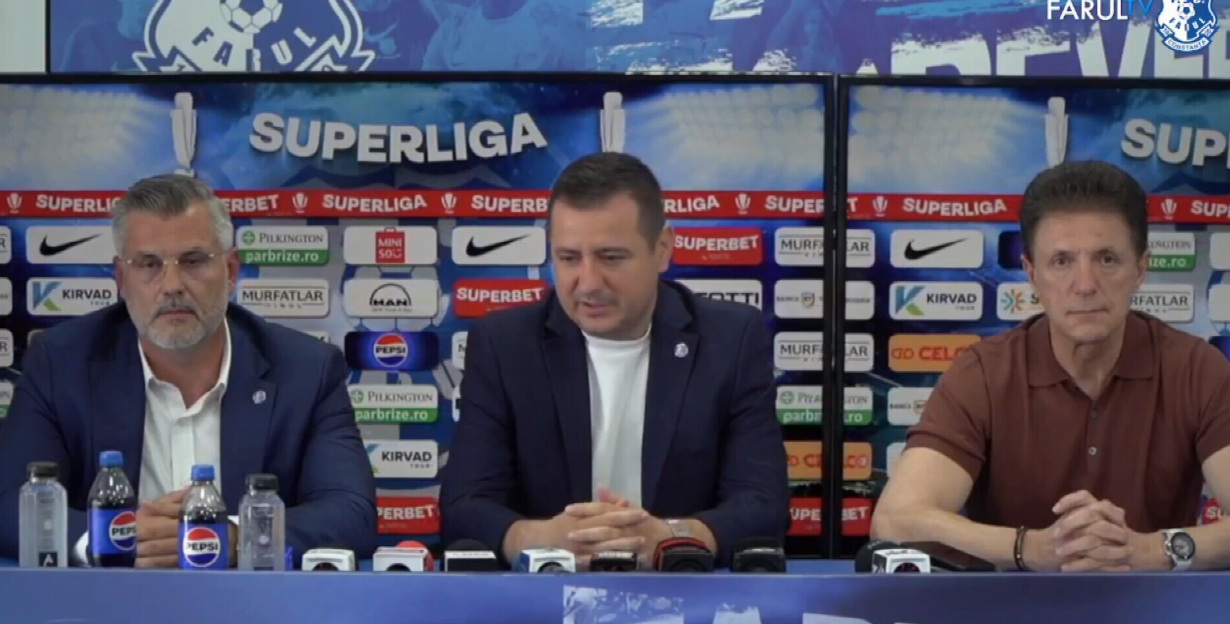 Ianis Zicu, la prima conferință la Farul: ”Acești jucători au avut șansa sau neșansa să fie antrenați de Gică Hagi”