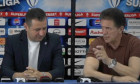 Ianis Zicu și Gică Popescu, la prezentarea noului antrenor de la Farul / Foto: Captură Digi Sport