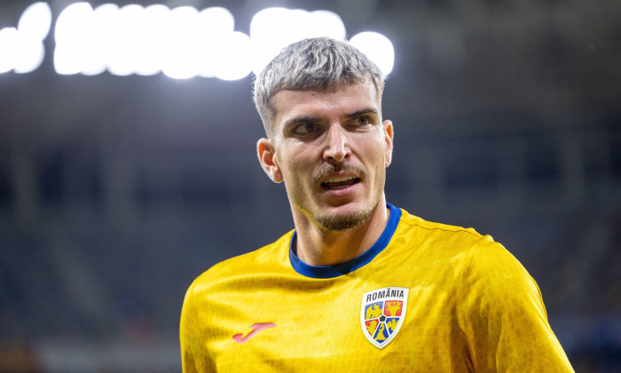 Valentin Mihaila of Romania during the UEFA Nations League, Group stage, League C, Group C2, football match between Romania and Lithuania on 9 September 2024 at Stadionul Steaua in Bucharest, Romania - Photo Mihnea Tatu/Lightspeed Images/DPPI Credit: DPPI
