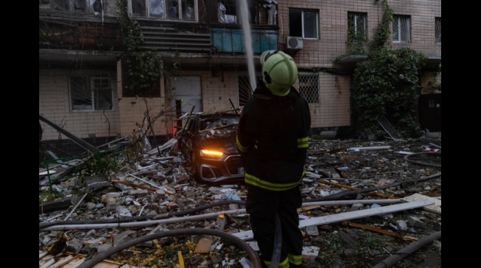 Imagine din Ucraina, în urma unui atac al rușilor / Foto: Profimedia