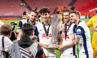 Tottenham Hotspur win the UEFA Europa League final, Bilbao, Spain