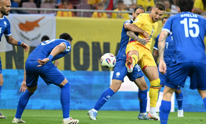 FOTBAL:ROMANIA-CIPRU, PRELIMINARIILE C.M. 2026 (10.06.2025)