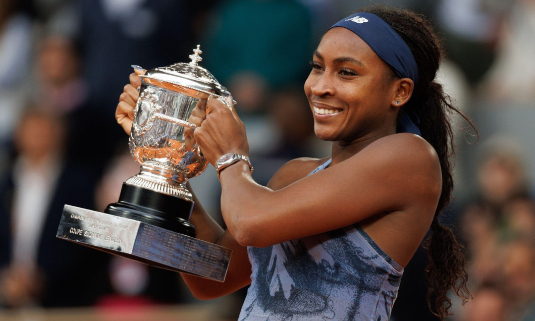 Winner Coco Gauff of United States during the Roland-Garros 2025, French Open, Grand Slam tennis tournament on 7 June 2025 at Roland-Garros stadium in Paris, France