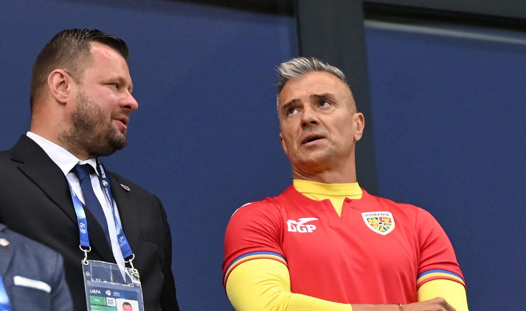 Gestul făcut de Daniel Pancu înainte de România U21 - Spania U21 de la EURO 2025