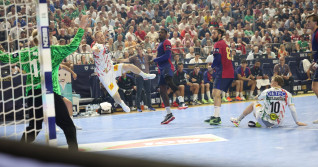 FC Barca vs. SC Magdeburg, Handball, Halbfinale, TruckScout24 EHF FINAL4, EHF Champions League Men, Spielzeit 2024/2025, 14.06.2025