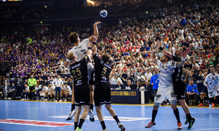 The match of TruckScout24 EHF FINAL4 Fuchse Berlin vs HBC Nantes at Lanxess Arena