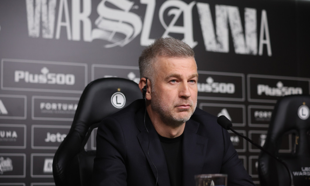 Legia new head coach Edward Iordanescu press conference in Warsaw