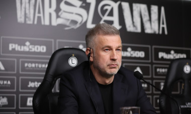 Legia new head coach Edward Iordanescu press conference in Warsaw
