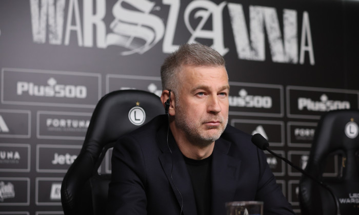 Legia new head coach Edward Iordanescu press conference in Warsaw