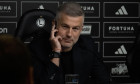 Warsaw, Poland, 16.06.2025. Legia Warsaw new manager EDWARD IORDANESCU seen during presentation and press conference of new Legia Warsaw Manager